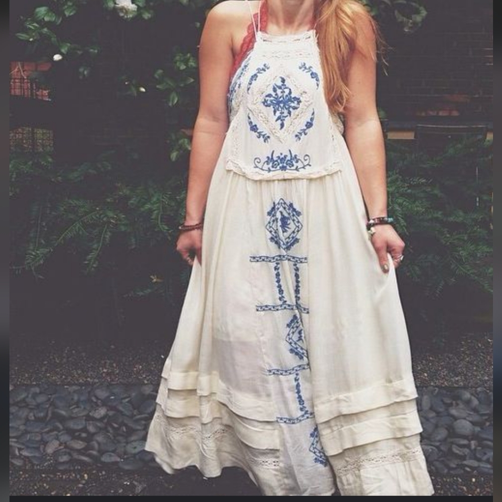 Free People Diamonds in the Sky Midi Dress